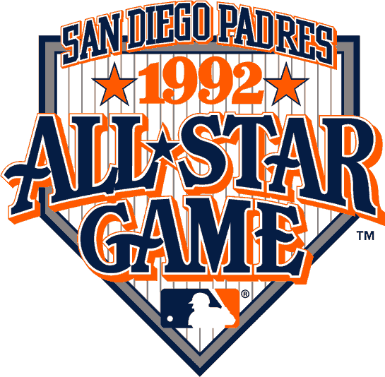 MLB All-Star Game 1992 Primary Logo iron on heat transfer...